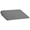 vidaXL Podložka na sedadlo Sivá 39 x 38 x 8,5 cm PU pena