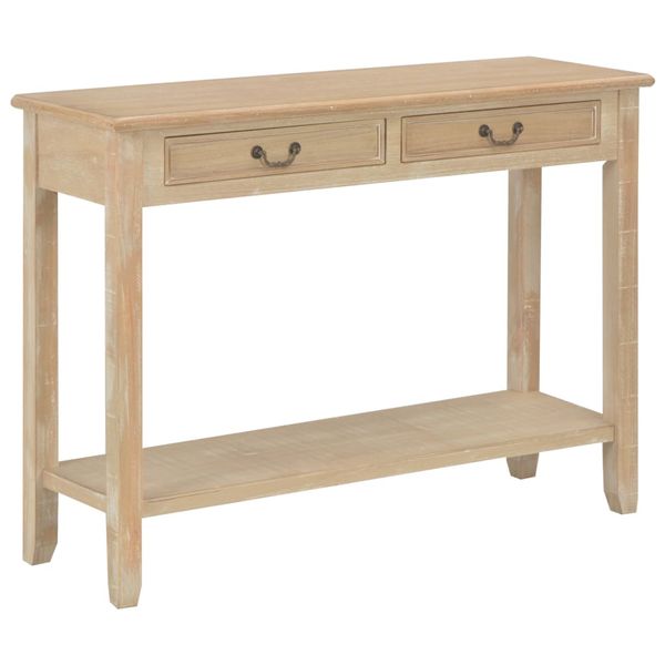vidaXL Konzolový stolík 110x35x80 cm drevo