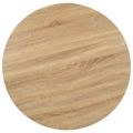 vidaXL Bistro stolík bledohnedý 80 cm MDF