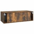vidaXL Nástenná TV skrinka Dymový dub 98 x 41 x 30 cm Kompozitné drevo
