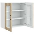 vidaXL Dvierka na umývačku Kalmar Sonoma dub 80 x 31 x 80 cm