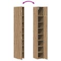 vidaXL Úložný kabinet so policami Dub artisan 30 x 42,5 x 225 cm