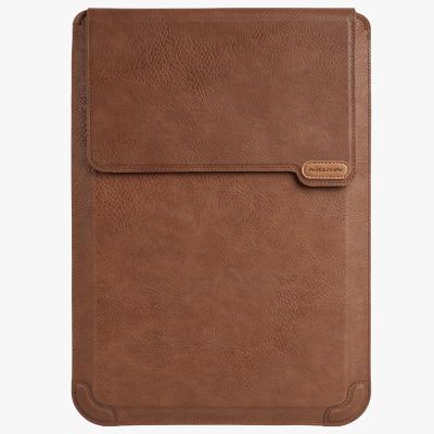 Nillkin waterproof case for laptop 14 inches, vertical brown