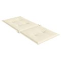 vidaXL Podložky na záhradné stoličky, vysoké operadlo 4 ks 120x50x2 cm