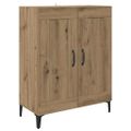 vidaXL Servírovacia skriňa Remeselný dub 69,5 x 34 x 90 cm