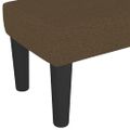 vidaXL Lavička tmavohnedá 100x30x30 cm látka