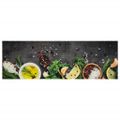 vidaXL Kuchynský koberec umývateľný Spices 60x180 cm zamat