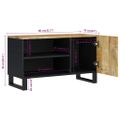 vidaXL TV skrinka 80x33x46 cm masívny mangovník a spracované drevo