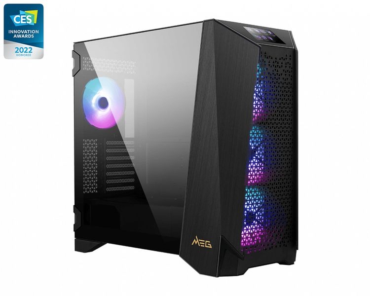 MSI MEG PROSPECT 700R/Midi Tower/Transpar./Čierna