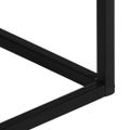 vidaXL Konzolový stolík 110x30x75cm surový mangovníkový masív a železo