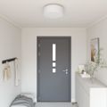 vidaXL Stropná lampa so bodmi Biela 38 x 38 x 13,5 cm látka