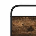vidaXL Posteľný rám bez matraca 80x200 cm dymový dub kompozitné drevo