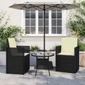 vidaXL Sedadlové a zadné vankúše Polyester Krémová 47 x 45 x 2 cm