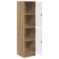 vidaXL Highboard Remeselný dub 35 x 37 x 142 cm Kompozitné drevo