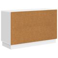 vidaXL Servírovacia skriňa Biela s vysokým leskom 89 x 34,5 x 57 cm