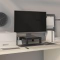 vidaXL Stojan na monitor čierny 33,5x34x10,5 cm