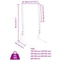 vidaXL TV stojany 2 ks pre 37-75 palcov Max VESA 600x400 mm 45 kg