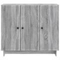 vidaXL Servírovacia skriňa Sivá sonoma 89 x 34,5 x 80 cm