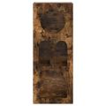 vidaXL Servírovacia skriňa ELST Dymová dub 40 x 35 x 100.5 cm