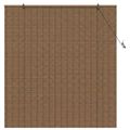 vidaXL Roleta Hnedá 160 x 160 cm Bambus