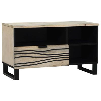 vidaXL TV jednotky so zásuvkou Biela 80 x 33 x 46 cm Kompozitné drevo