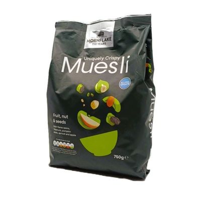 Chrumkavé Müsli Ovocie, Orechy & Semienka 750g - Mornflake