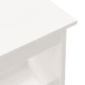 vidaXL Lavica do predsiene biela 60x28x45 cm masívna borovica