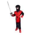 Detský kostým červený ninja (S)