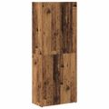 vidaXL Kancelársky kabinet Staré drevo 60 x 32 x 152,5 cm