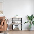vidaXL Regál na knihy 2 úrovní 60 x 29,5 x 81 cm Kompozitné drevo