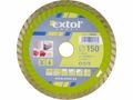 Kotúč diamantový rezný turbo, 150x22,2mm, suché aj mokré rezanie EXTOL-CRAFT
