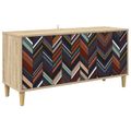 vidaXL TV skrinka OMMEN 102 x 33 x 50 cm Sonoma Kompozitné drevo