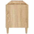 vidaXL Skrinka na platne, dub sonoma, 121x38x48 cm, technické drevo