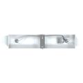 vidaXL Stropné bodové svetlo so bodmi Biela 26 x 6,5 x 11,5 cm Kov