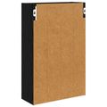 vidaXL Kúpeľňová nástenná skriňa Čierny Dub 40 x 16 x 62,5 cm