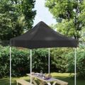 vidaXL Strecha na párty stan 2x2 m, čierna 270 g/m²