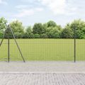 vidaXL Euro plot s betónovým podstavcom 25 x 1,2 m PVC potiahnutá oceľ