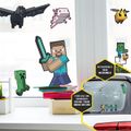 Sada nálepiek na okno Minecraft