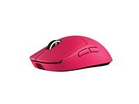 Logitech G PRO X SUPERLIGHT 2C - myš - herná - 5 tlačidiel - bezdrôtová, káblová - 2,4 GHz, USB - USB prijímač Logitech LIGHTSPEED - ružová