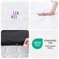 vidaXL Taštičkový pružinový matrac stredne tvrdý 80x200 cm