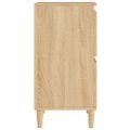 vidaXL Komody 2 ks dub sonoma 60x35x70 cm kompozitné drevo
