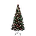 vidaXL Vianočný stromček Čierna 180 cm PVC