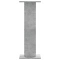 vidaXL Stojany na reproduktor 2ks betónové 30x30x80cm kompozitné drevo