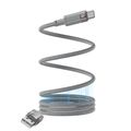 Yesido magnetický kábel CA173 18W usb/type-c 1M 3A šedá