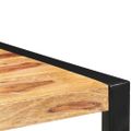 vidaXL Konzolový stolík 110x35x76 cm sheshamový masív