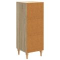vidaXL Servírovacia skriňa Dub sonoma 33 x 34,5 x 90 cm