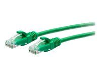 Green - Patch kábel - RJ-45 (M) do RJ-45 (M) - 30 cm - 4.8 mm - UTP - CAT 6a - lisovaný, prevedenie bez hrbolčekov - zelená