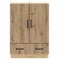 vidaXL Servírovacia skriňa Dub artisan 66 x 34,5 x 92 cm