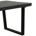 vidaXL Konferenčný stolík z masívneho dreva mindi 102x56x41 cm sivý
