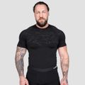 Seamless tričko Static Black - GymBeam, veľkosť L